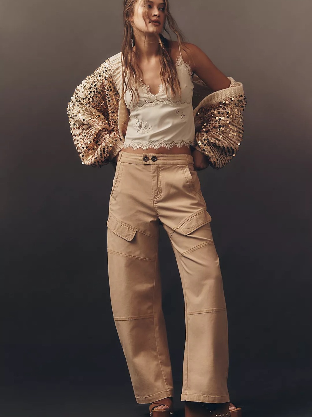 The Corinne Curve Wide-Leg Pants by Pilcro Anthropologie